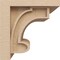 Ekena Millwork 9"W x 9"D x 9"H Wide Alma Rough Cedar Woodgrain TimberThane Corbel, Primed Tan CORUR09X09X09ALMRCPR - alternate 4